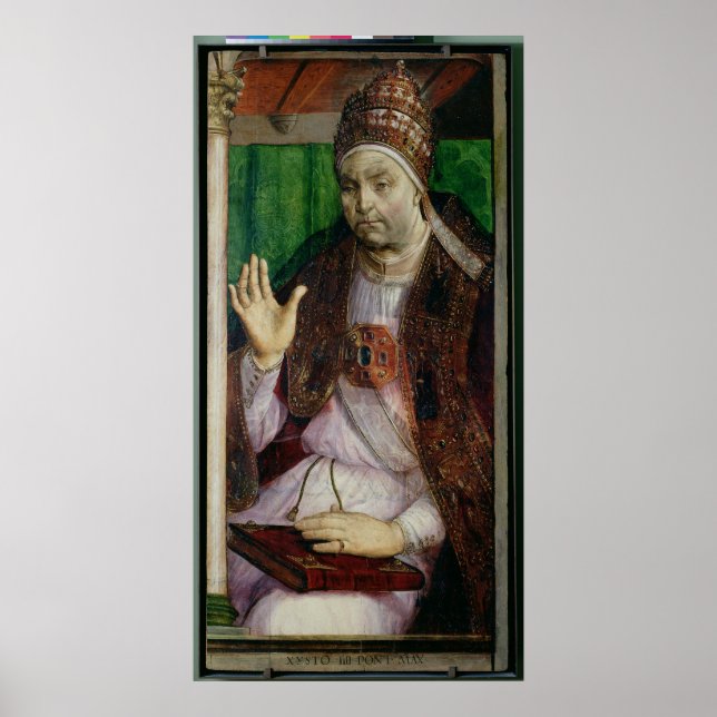 Portrait of Sixtus IV c.1475 Poster (Front)