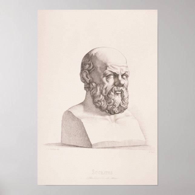 Portrait of Socrates Poster (Front)