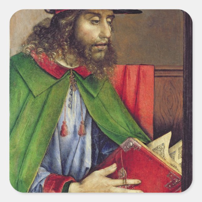 Portrait of Solon  c.1475 Square Sticker (Front)