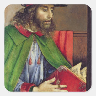 Portrait of Solon c.1475 Square Sticker