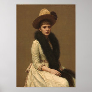 Portrait of Sonia - Henri Fantin-Latour Fine Art Poster