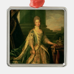 Portrait of Sophie Charlotte Metal Tree Decoration