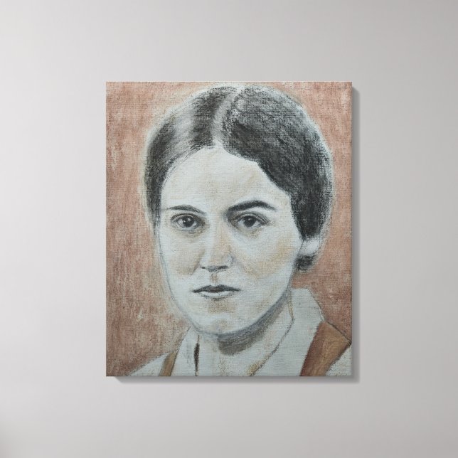 Portrait of St. Edith Stein  Canvas Print (Front)
