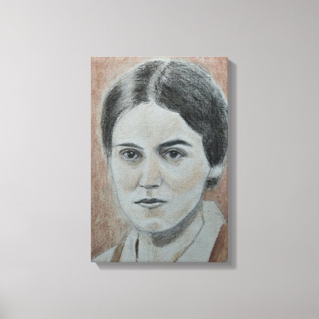 Portrait of St. Edith Stein  Canvas Print (Front)