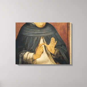 Portrait of St. Thomas Aquinas c.1475 Canvas Print