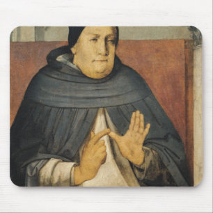 Portrait of St. Thomas Aquinas  c.1475 Mouse Mat