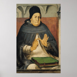 Portrait of St. Thomas Aquinas c.1475 Poster