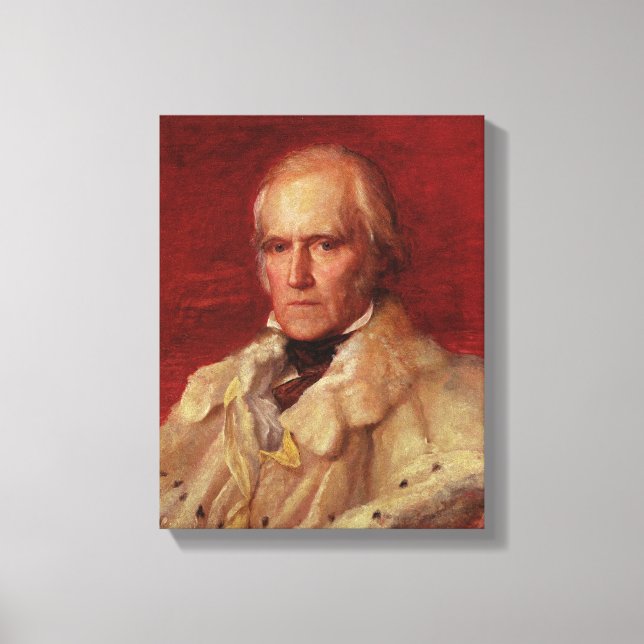 Portrait of Stratford Canning Canvas Print (Front)