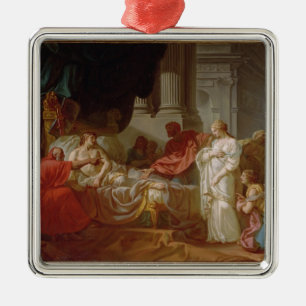 Portrait of Suger, Abbot of St Denis (1082-1152), Metal Tree Decoration