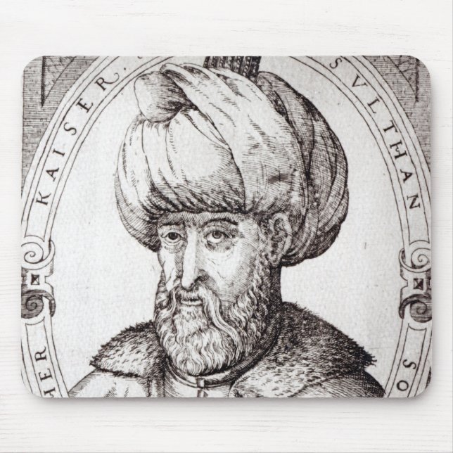 Portrait of Suleiman the Magnificent Mouse Mat (Front)