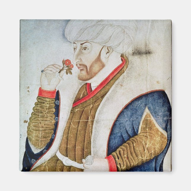 Portrait of Sultan Mehmet II Magnet (Front)