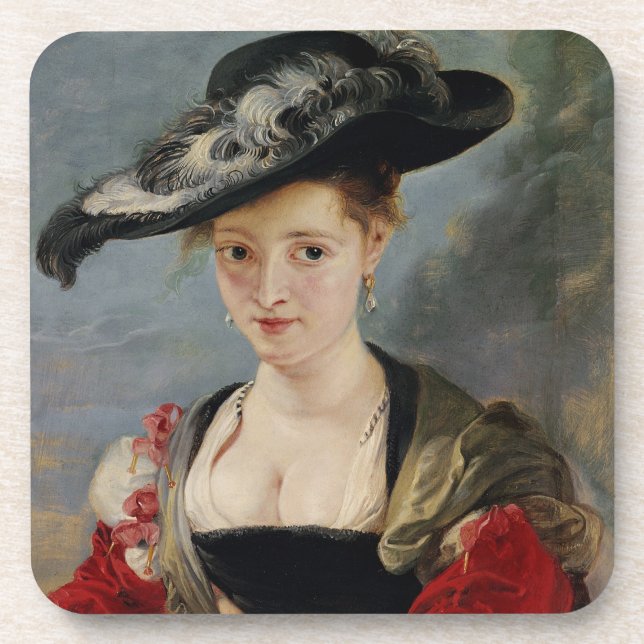 Portrait of Susanna Lunden (?) (Le Chapeau de Pail Coaster (Front)