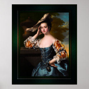 Portrait of Susannah Hope by Joseph Wright Poster