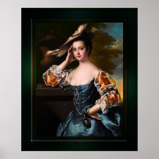Portrait of Susannah Hope by Joseph Wright Poster (Front)