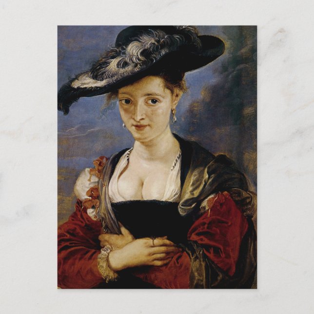 Portrait of Suzanne Fourment Postcard (Front)