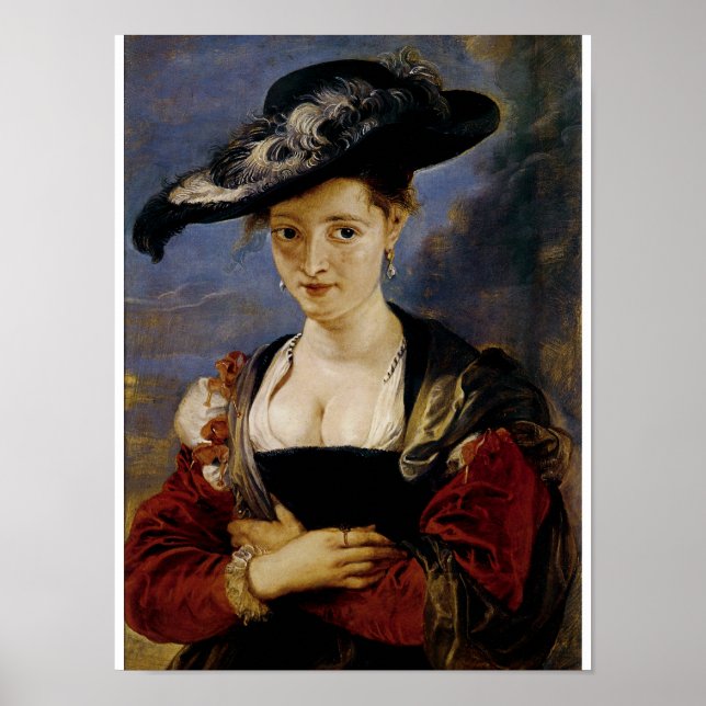 Portrait of Suzanne Fourment Poster (Front)