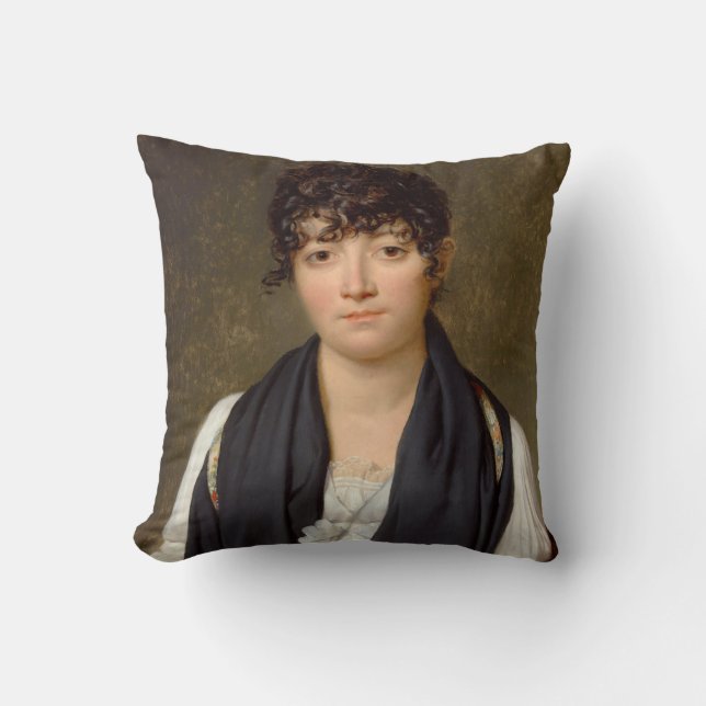 Portrait of Suzanne Le Peletier de Saint-Fargeau Cushion (Front)