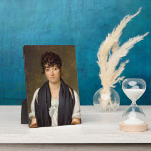 Portrait of Suzanne Le Peletier de Saint-Fargeau Plaque