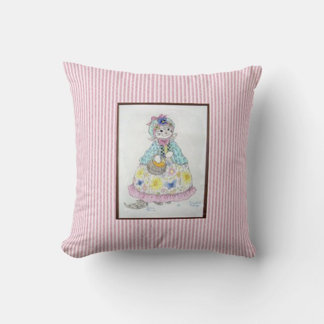 Portrait of Tabbigail Cushion (Front)