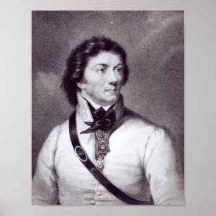 Portrait of Tadeusz Kosciuszko Poster