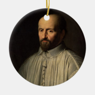 Portrait of the Abbot of Saint Cyran, c.1643 (oil Ceramic Tree Decoration
