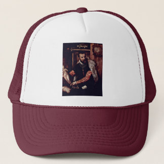 Portrait Of The Art Dealer Jacopo Strada By Tizian Trucker Hat