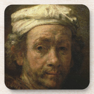 Portrait of the Artist at His Easel, detail of the Coaster