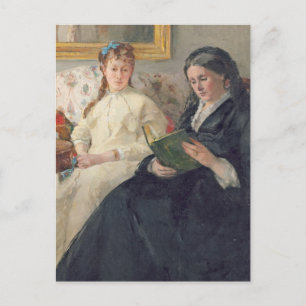 Portrait of the Artist’s mother and sister Postcard
