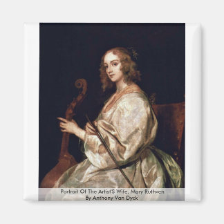 Portrait Of The Artist'S Wife, Mary Ruthven Magnet