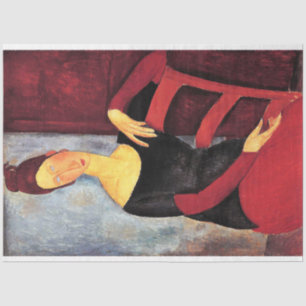 Portrait of the Artist's Wife, Modigliani Tissue Paper