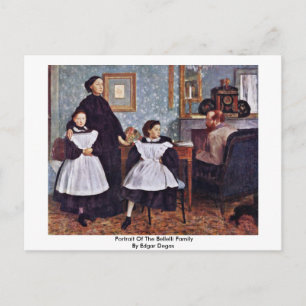 Portrait Of The Bellelli Family By Edgar Degas Postcard