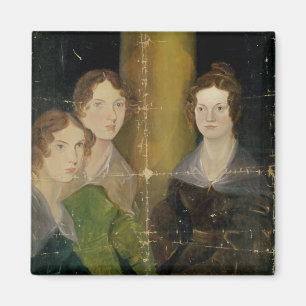 Portrait of the Bronte Sisters, c.1834 Magnet