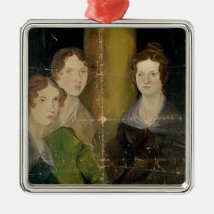 Portrait of the Bronte Sisters, c.1834 Metal Tree Decoration
