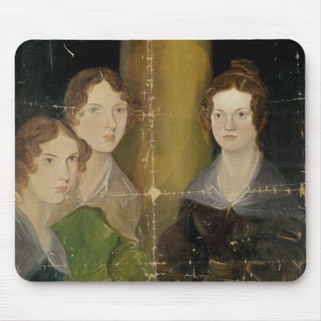 Portrait of the Bronte Sisters, c.1834 Mouse Mat (Front)