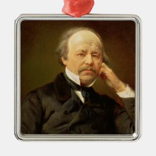 Portrait of the Composer Metal Tree Decoration