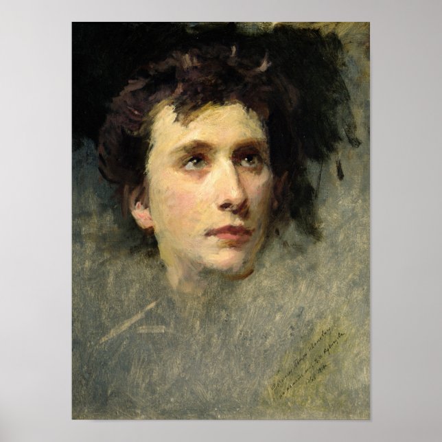 Portrait of the composer Pyotr Ilyich Poster (Front)