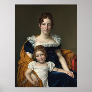 Portrait of the Comtesse Vilain XIIII Poster