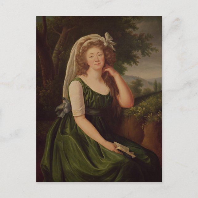 Portrait of the Countess du Barry  1789 Postcard (Front)
