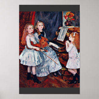 Portrait Of The Daughters Of Catulle-Mendes Poster