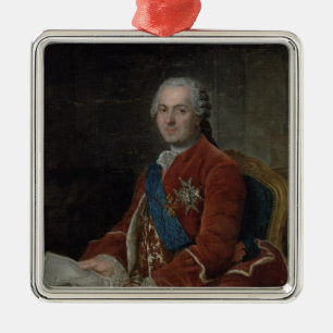 Portrait of the Dauphin Louis de France Metal Tree Decoration