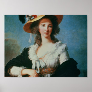 Portrait of the Duchess of Polignac Poster