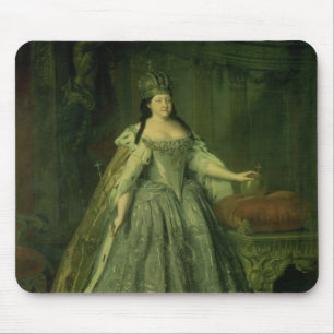 Portrait of the Empress Anna Ivanovna  1730 Mouse Mat