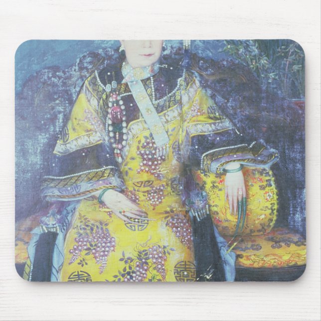 Portrait of the Empress Dowager Cixi Mouse Mat (Front)