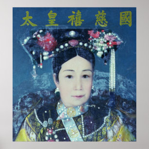 Portrait of the Empress Dowager Cixi Poster