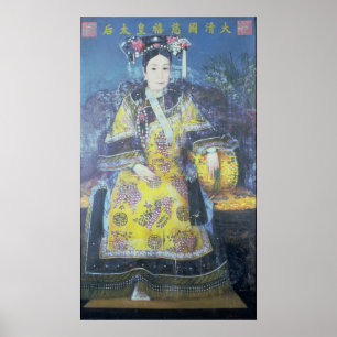 Portrait of the Empress Dowager Cixi Poster