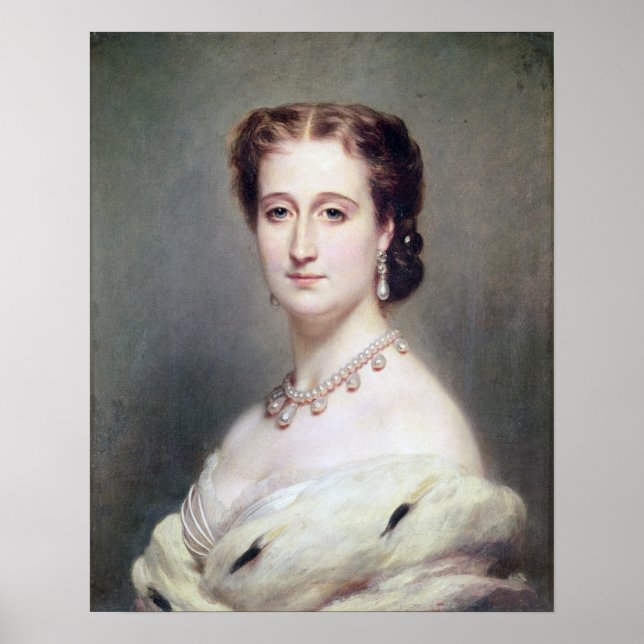 Portrait of the Empress Eugenie Poster (Front)