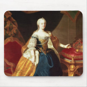 Portrait of the Empress Maria Theresa Mouse Mat