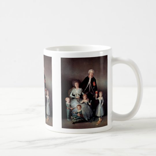 Portrait Of The Family Of The Duke Of Osuna Coffee Mug
