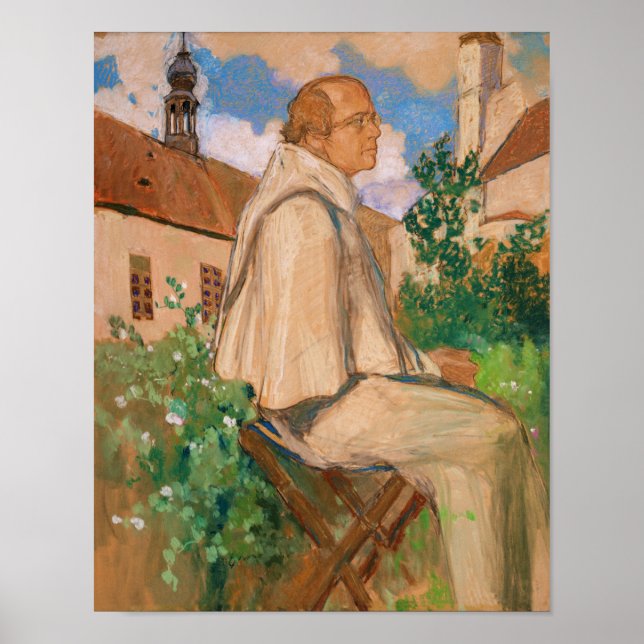 Portrait of the geneticist Johann Gregor Poster (Front)