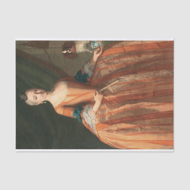 Portrait Of The Infanta Maria Josefa by Bonito Tissue Paper (Front)